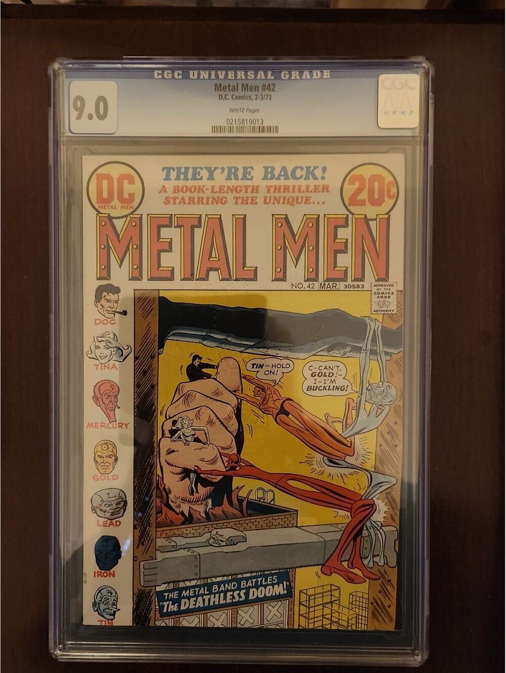Metal Men #42 – 1973 – CGC 9.0 – High Grade Bronze Age DC Comic
